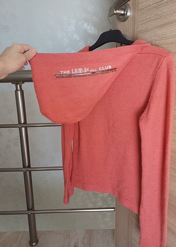 Kırmızı V Yaka Uzun Kollu Örgü Kadın Kazak - Görsel 5