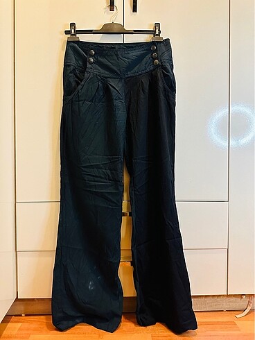 Kumaş loft paça pantolon