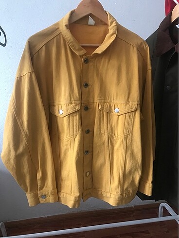 Hm sarı kot ceket