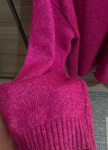 46 Beden pembe Renk YÜN HIRKA