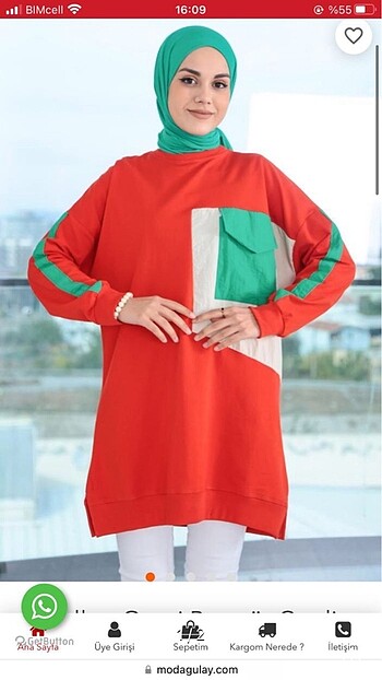 Tesettür tunik