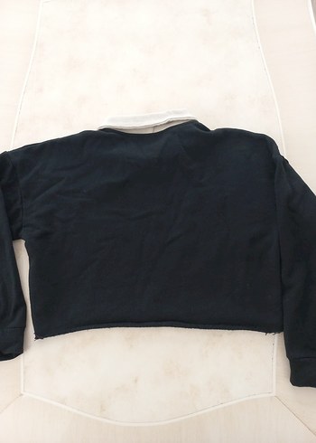 xs Beden siyah Renk Siyah Baskılı Pamuklu Kadın Sweatshirt