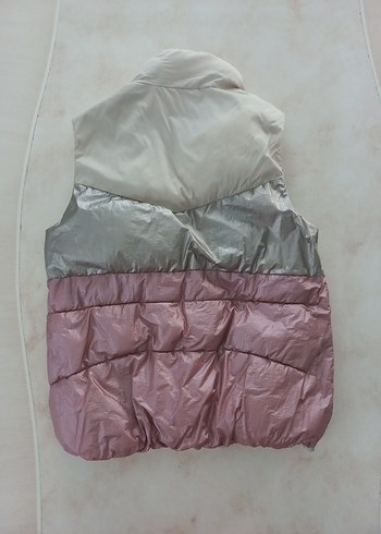 ZARA Kız Çocuk Renkli Fermuarlı Şişme Yelek - Görsel 3