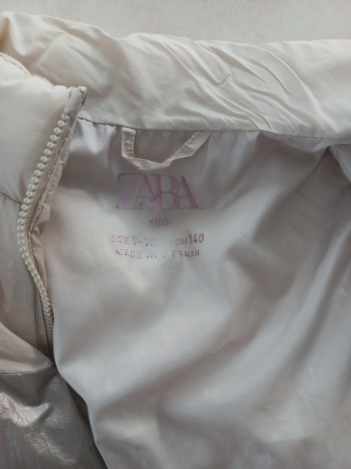 ZARA Kız Çocuk Renkli Fermuarlı Şişme Yelek - Görsel 4