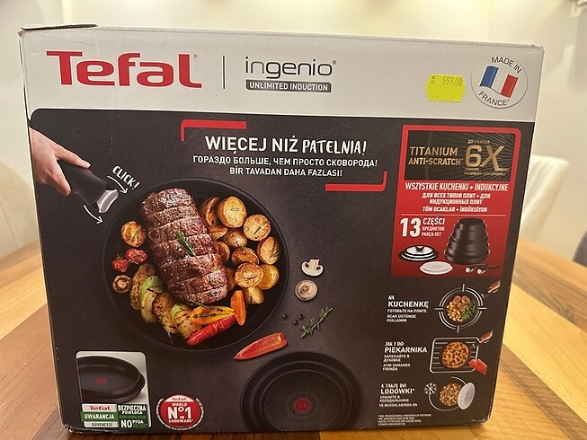 Tefal ingenio 6x 13 parça tencere seti