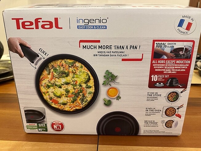 Tefal ingenio easy cook&clean 10 parça set