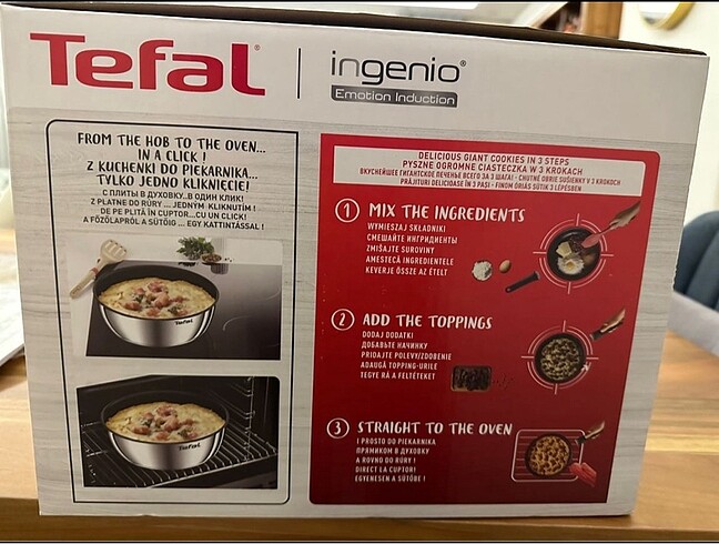  Beden Tefal ingenio emotion 2x 11 parça set