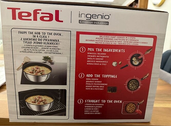 Tefal Tencere seti kutusu