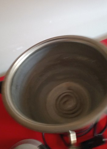 Kırmızı Elektrikli Çelik semaver ciddi alıcıya indirim var - Görsel 3