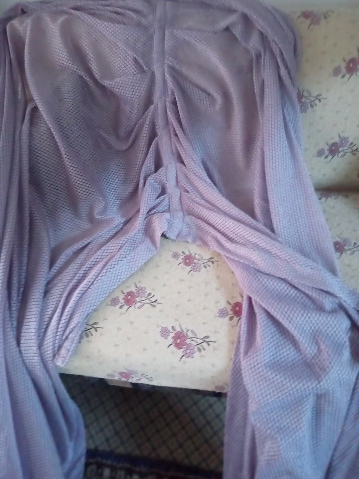 Mor ikili fon ayrıca cibinlik kusursuz teklif verin sizin olsun - Görsel 2