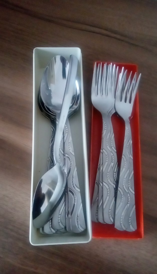 paci markasi Çatal Kaşık Seti 12 çatal 12 kaşık 12 tatlı6lı fiya - Görsel 3