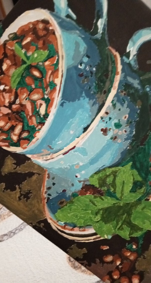 Turkuaz Renkli el yapımı pano - Görsel 4