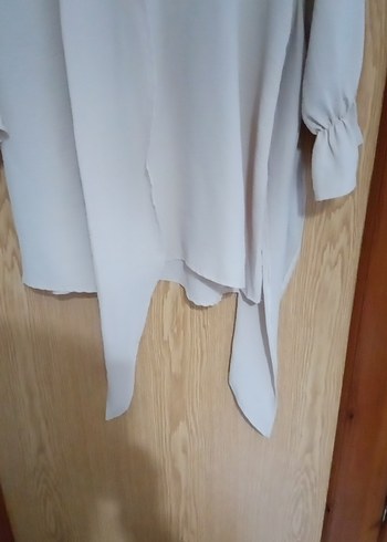 Diğer Bej Uzun Kollu Salaş Tunik