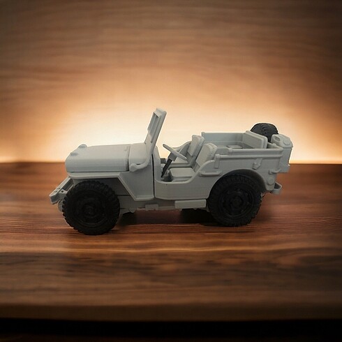  JEEP ASKERİ ARAÇ 3D