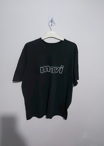 3xl Beden siyah Renk Siyah Mavi Baskılı Oversize Tişört