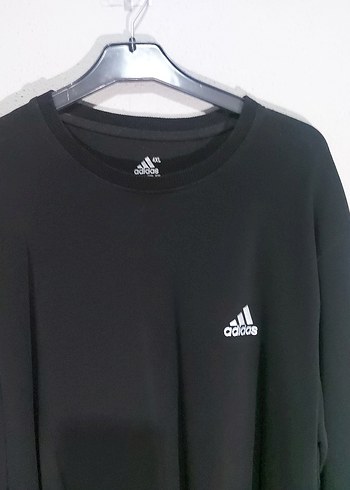 Siyah Adidas Erkek Uzun Kollu Sweatshirt - Görsel 3