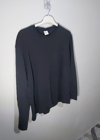 Siyah Uzun Kollu Erkek Sweatshirt 3XL - Görsel 2