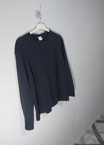 Siyah Uzun Kollu Erkek Sweatshirt 3XL - Görsel 5