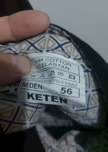 ERKEK KETEN PANTOLON 56 BEDEN - Görsel 2