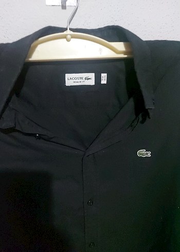 Siyah Keten Erkek Gömlek Uzun Kollu - Görsel 5