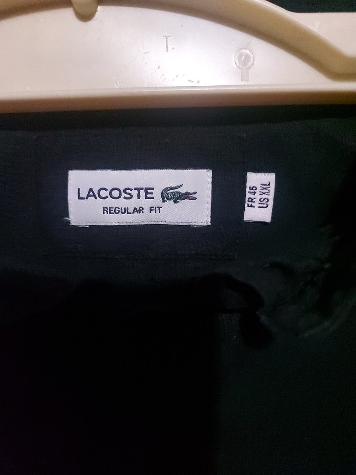 Siyah Keten Erkek Gömlek Uzun Kollu - Görsel 4