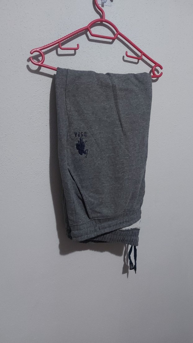 Gri Rahat Kesim Erkek Eşofman Altı - Görsel 3