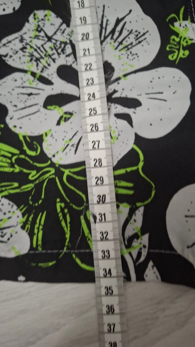 Yeşil Çiçek Desenli  Mayo Şortu,UNİSEX - Görsel 5