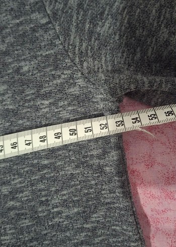 Gri Desenli Uzun Kollu  Tişört yumuşacık - Görsel 3