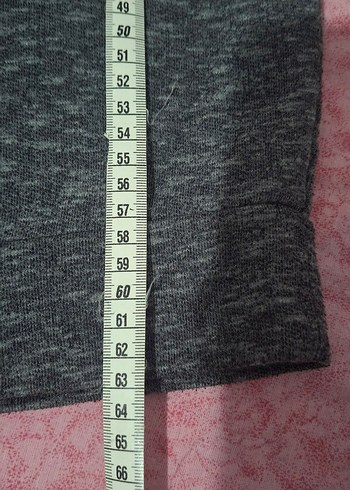 Gri Desenli Uzun Kollu  Tişört yumuşacık - Görsel 2