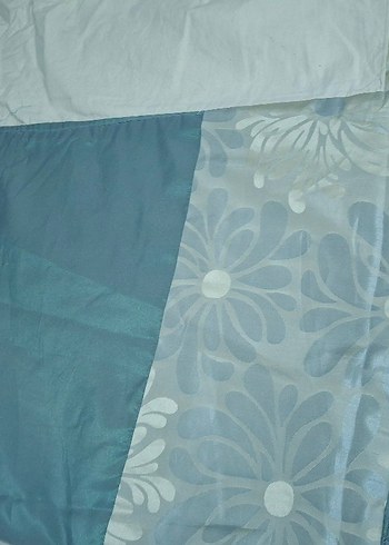 Nakışlı Yeşil-Gri Yatak Örtüsü - Görsel 3