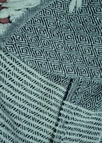 Gri Baskılı Yatak Örtüsü 220x200 cm - Görsel 2