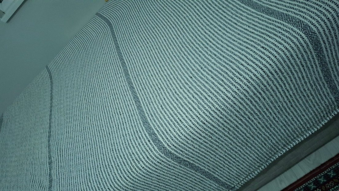 Gri Baskılı Yatak Örtüsü 220x200 cm - Görsel 3