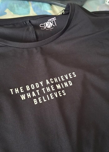 Siyah Baskılı Salaş Tişörtü - Görsel 5