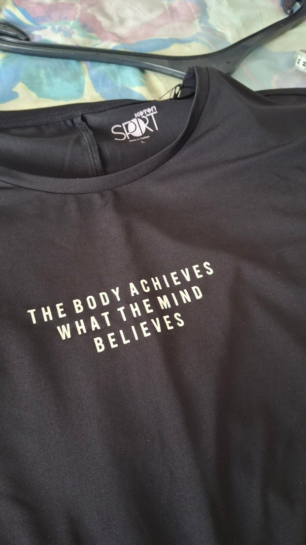 Siyah Baskılı Salaş Tişörtü - Görsel 5