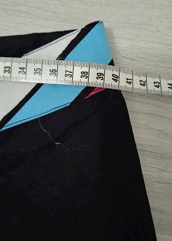 Siyah Baskılı Elastik deniz Şortu yepyeni - Görsel 2