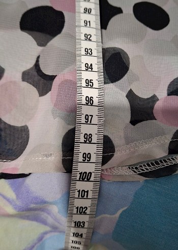 Pembe Desenli şifon iç astarlı - Görsel 7