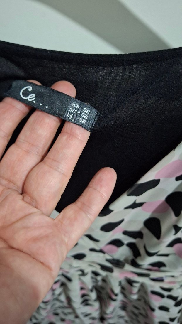 Pembe Desenli şifon iç astarlı - Görsel 2