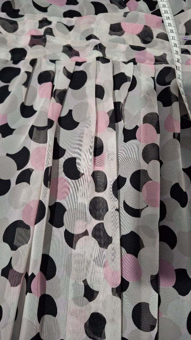 Pembe Desenli şifon iç astarlı - Görsel 5