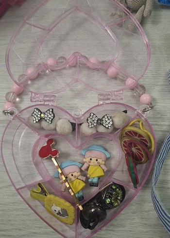 Pembe Püsküllü Minnie Mouse Çocuk Saç Tokası - Görsel 2