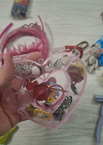 Pembe Püsküllü Minnie Mouse Çocuk Saç Tokası - Görsel 6