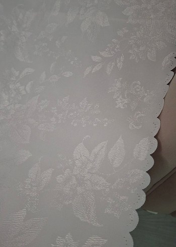 pudra Pastel Desenli Masa Örtüsü 180x200 cm - Görsel 3