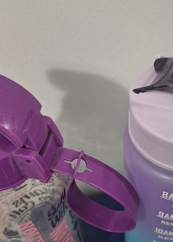 Pastel Mor Termos Şişe yepyeni - Görsel 3