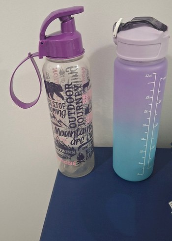 Pastel Mor Termos Şişe yepyeni - Görsel 4