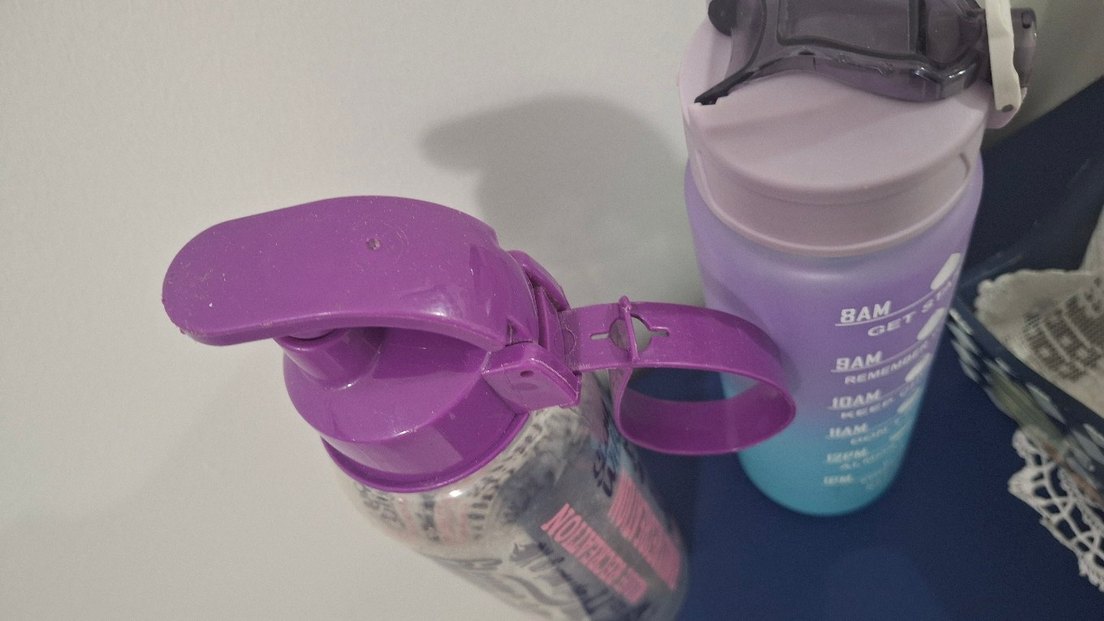 Pastel Mor Termos Şişe yepyeni - Görsel 2