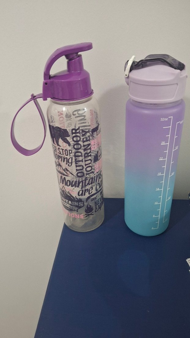 Pastel Mor Termos Şişe yepyeni - Görsel 4