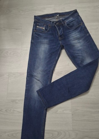 Erkek Lacivert Denim Regular Fit Jean - Görsel 2