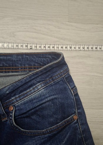 Erkek Lacivert Denim Regular Fit Jean - Görsel 4