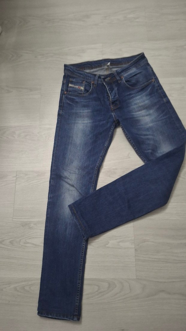 Erkek Lacivert Denim Regular Fit Jean - Görsel 2