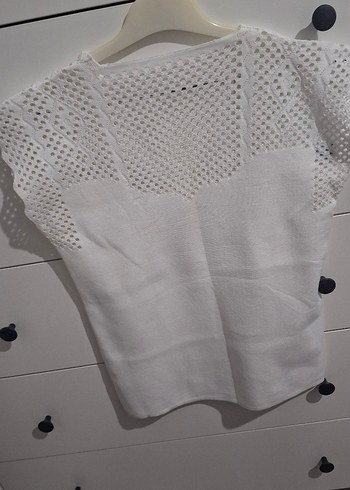 Düğmeli V Yaka Örgü Hamile Bluz - Görsel 6