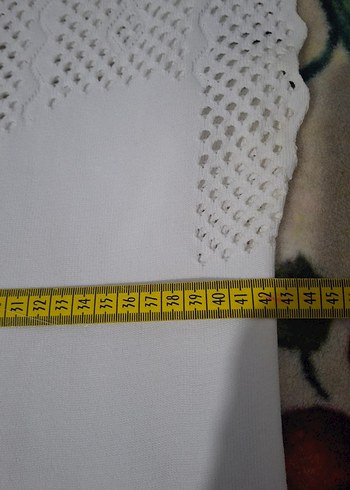 Düğmeli V Yaka Örgü Hamile Bluz - Görsel 3